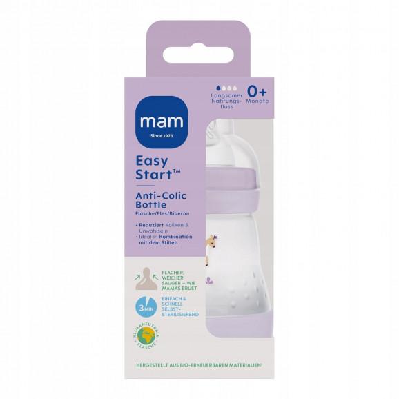MAM Butelka antykolkowa Perfect Start 0m+ 160 ml Planet Love Girl - zdjęcie produktu