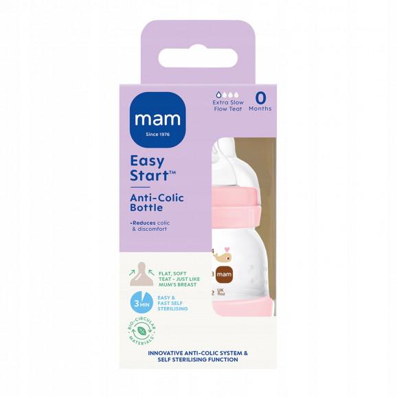 MAM Butelka antykolkowa Perfect Start 0m 130 ml Sea Life Girl - zdjęcie produktu