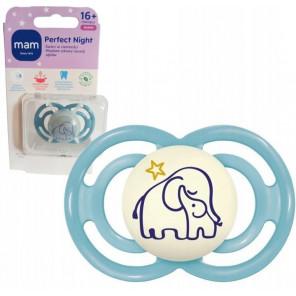 MAM Smoczek uspokajający silikonowy Perfect Night 16+ Planet Love Boy - zdjęcie produktu