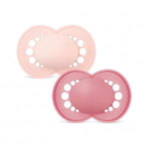 MAM Original Smoczek uspokajający, silikonowy, ortodontyczny 16m+ Girl, 2 sztuki - zdjęcie produktu