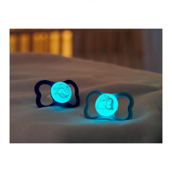 MAM Smoczek uspokajający silikonowy Perfect Night 16+ Planet Love Girl - zdjęcie produktu