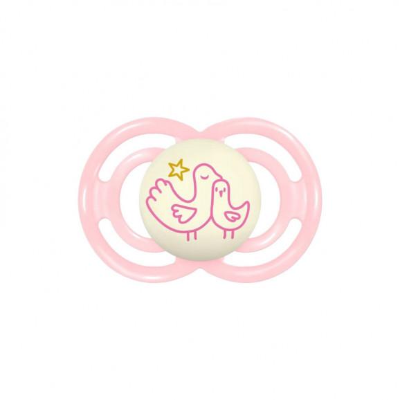 MAM Smoczek uspokajający silikonowy Perfect Night 16+ Planet Love Girl - zdjęcie produktu