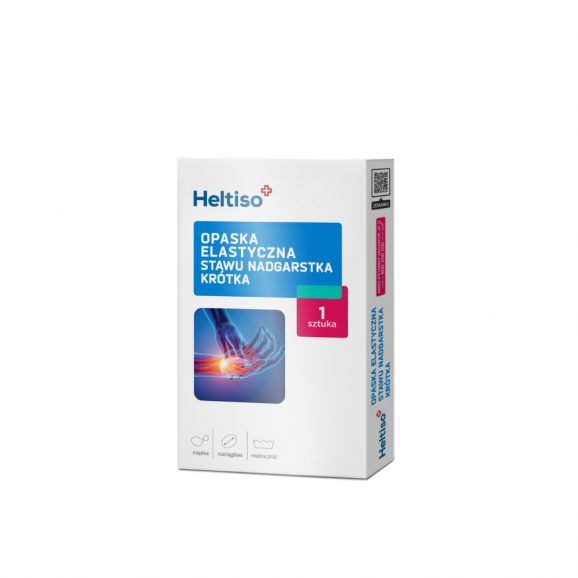 Heltiso Opaska elastyczna stawu nadgarstkowego krótka, rozmiar XL Heltiso Opaska elastyczna stawu nadgarstkowego krótka, rozmiar XL - zdjęcie produktu