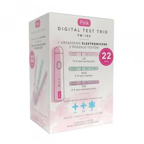 [21.05.2026] Pink Digital Test Trio – zestaw do monitorowania płodności (22 testy) - zdjęcie produktu
