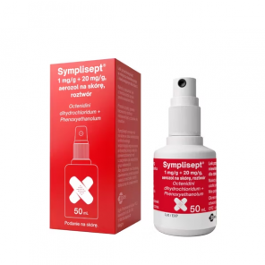 Symplisept (1 mg/g + 20 mg/g) – aerozol na skórę (50 ml) - zdjęcie produktu