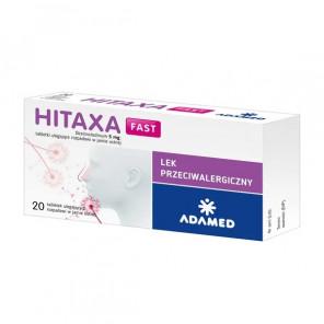 Hitaxa Fast 5 mg (20 tabletek) - lek przeciwhistaminowy - zdjęcie produktu