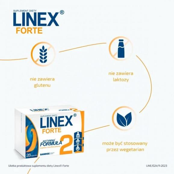 Linex Forte – suplement diety (14 kapsułek) - zdjęcie produktu