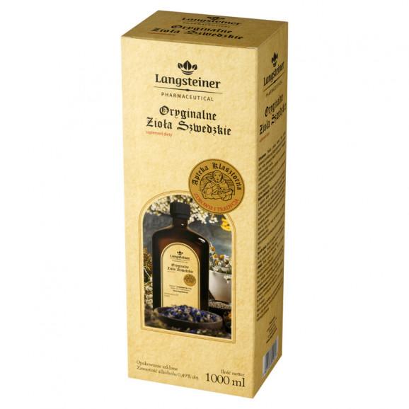 Bitter Oryginalne Zioła Szwedzkie – suplement diety (1000 ml) Bitter Oryginalne Zioła Szwedzkie – suplement diety (1000 ml) - zdjęcie produktu