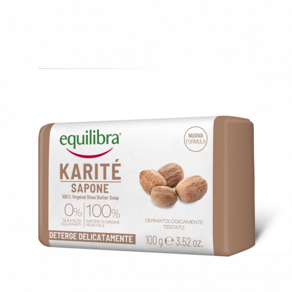 Equilibra Mydło z masłem Shea 100g Equilibra Mydło z masłem Shea 100g - zdjęcie produktu