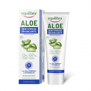 Equilibra Aloe Wybielająca pasta do zębów Bez Fluoru (75 ml) - zdjęcie produktu