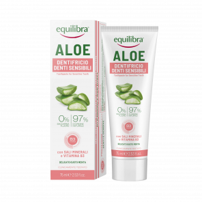 Equilibra Aloesowa Pasta do zębów wrażliwych, 75 ml - zdjęcie produktu