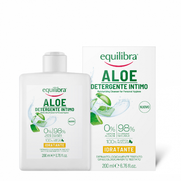 Equilibra Aloe Idratante Aloesowy nawilżający żel do higieny intymnej (200 ml) Equilibra Aloe Idratante Aloesowy nawilżający żel do higieny intymnej (200 ml) - zdjęcie produktu