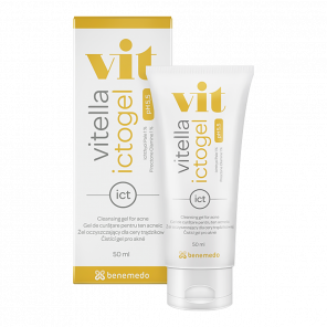 Vitella Ictogel żel oczyszczający do mycia twarzy dla cery trądzikowej, 50 ml - zdjęcie produktu