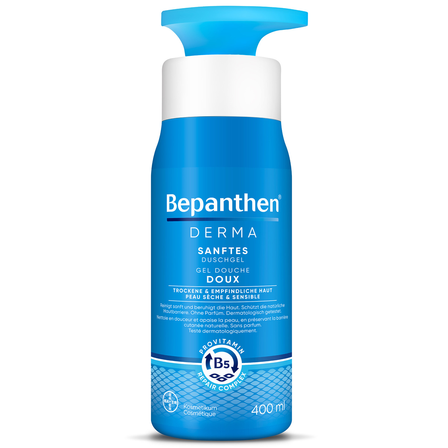 Bepanthen Derma Żel do mycia ciała do suchej i wrażliwej skóry (400 ml)