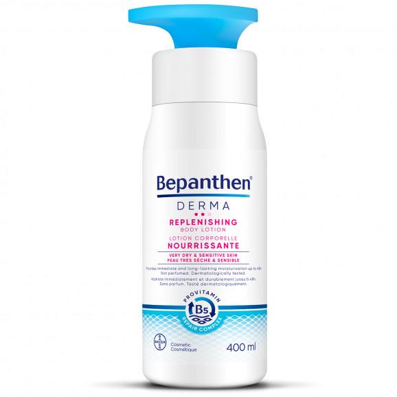 Bepanthen Derma Replenishing, głęboko odżywczy balsam do ciała, 400 ml Bepanthen Derma Replenishing, głęboko odżywczy balsam do ciała, 400 ml - zdjęcie produktu
