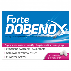 [31.05.2026] Dobenox Forte, 500 mg, tabletki powlekane, 30 szt. - zdjęcie produktu