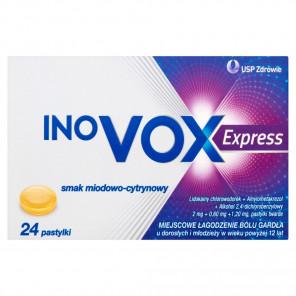 [31.05.2026] Inovox Express, pastylki twarde, smak miodowo-cytrynowy, 24 szt. - zdjęcie produktu