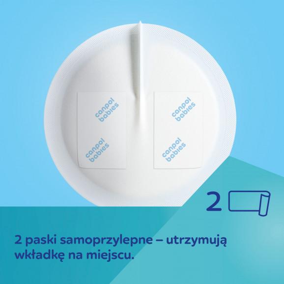 Canpol Babies Wkładki Laktacyjne 3D z paskiem samoprzylepnym (140 szt.) Canpol Babies Wkładki Laktacyjne 3D z paskiem samoprzylepnym (140 szt.) - zdjęcie produktu