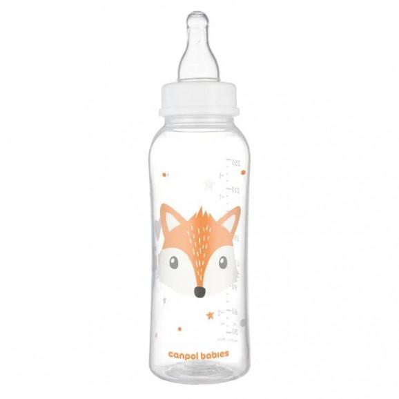 Canpol Babies Butelka ze smoczkiem dla dzieci 12m+ Cute Animals (BPA 0%) 250 ml Canpol Babies Butelka ze smoczkiem dla dzieci 12m+ Cute Animals (BPA 0%) 250 ml - zdjęcie produktu