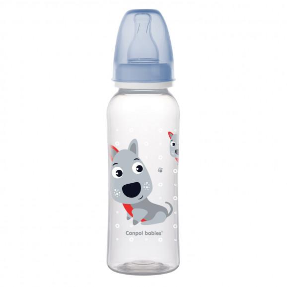 Canpol Babies Butelka ze smoczkiem dla dzieci 12m+ Cute Animals (BPA 0%) 250 ml Canpol Babies Butelka ze smoczkiem dla dzieci 12m+ Cute Animals (BPA 0%) 250 ml - zdjęcie produktu