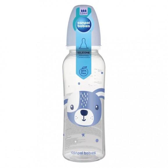 Canpol Babies Butelka ze smoczkiem dla dzieci 12m+ Cute Animals (BPA 0%) 250 ml Canpol Babies Butelka ze smoczkiem dla dzieci 12m+ Cute Animals (BPA 0%) 250 ml - zdjęcie produktu