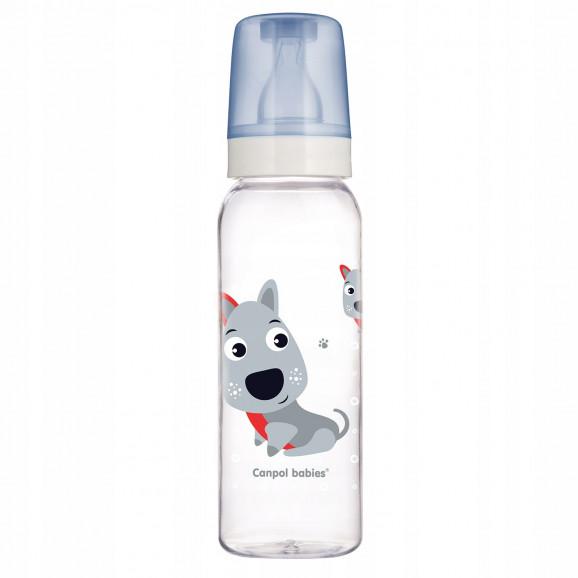 Canpol Babies Butelka ze smoczkiem dla dzieci 12m+ Cute Animals (BPA 0%) 250 ml Canpol Babies Butelka ze smoczkiem dla dzieci 12m+ Cute Animals (BPA 0%) 250 ml - zdjęcie produktu