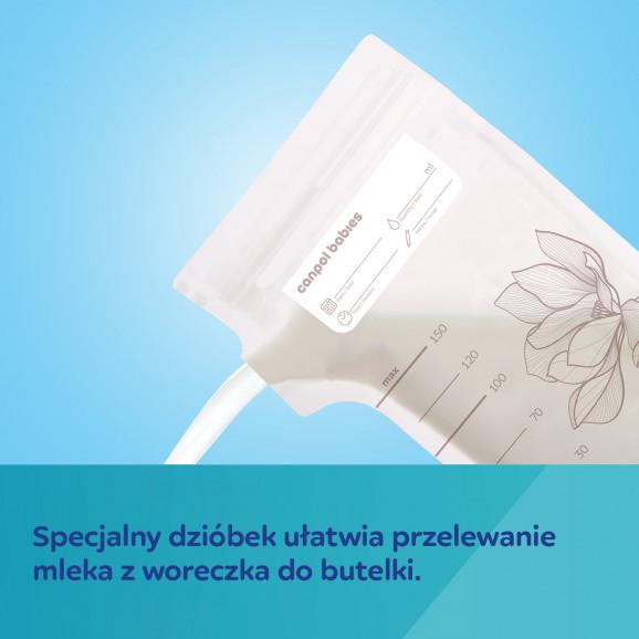 Canpol Babies Torebki do przechowywania pokarmu 150 ml (25 sztuk) Canpol Babies Torebki do przechowywania pokarmu 150 ml (25 sztuk) - zdjęcie produktu