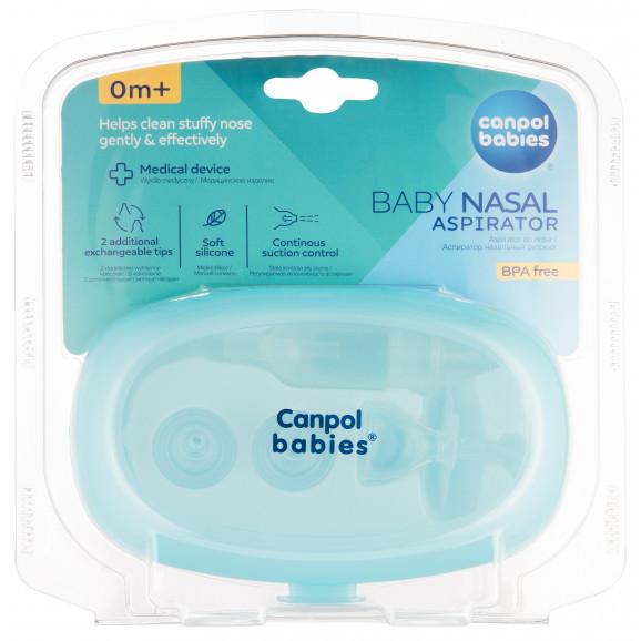 Canpol Babies Aspirator do nosa z miękką końcówką - wyrób medyczny (1 szt.) Canpol Babies Aspirator do nosa z miękką końcówką - wyrób medyczny (1 szt.) - zdjęcie produktu