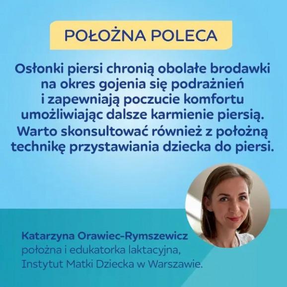 Canpol Babies EasyStart silikonowe osłonki piersi, 2 sztuki, rozmiar M/L - zdjęcie produktu