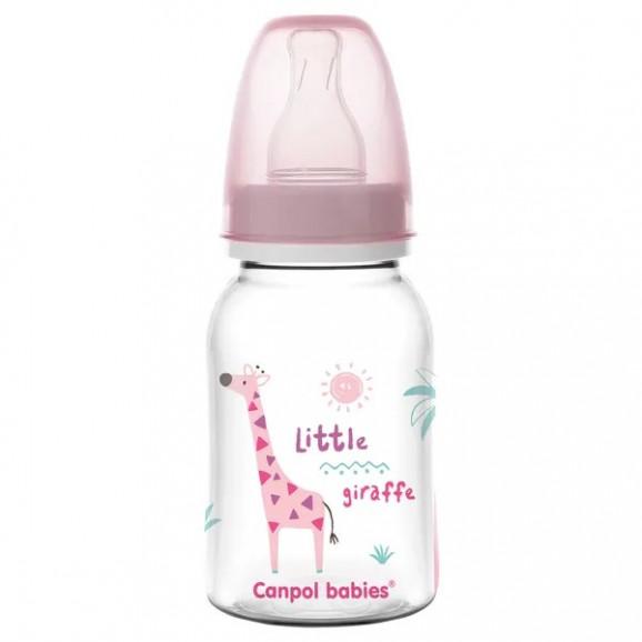 Canpol Babies Butelka ze smoczkiem dla dzieci 0m+ Africa (BPA 0%) 120 ml - zdjęcie produktu