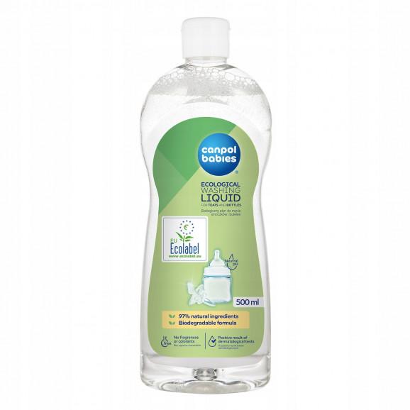 Canpol Babies Płyn do mycia butelek i smoczków, hipoalergiczny, 500 ml Canpol Babies Płyn do mycia butelek i smoczków, hipoalergiczny, 500 ml - zdjęcie produktu