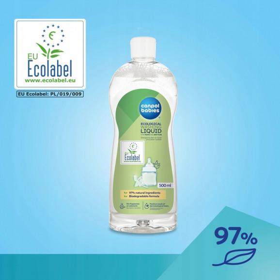 Canpol Babies Płyn do mycia butelek i smoczków, hipoalergiczny, 500 ml Canpol Babies Płyn do mycia butelek i smoczków, hipoalergiczny, 500 ml - zdjęcie produktu