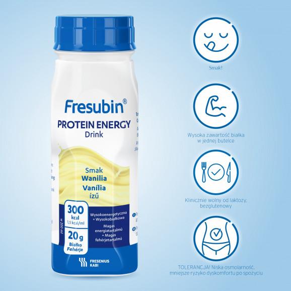Fresubin Protein Energy Drink - preparat odżywczy, smak waniliowy (4 x 200 ml) - zdjęcie produktu