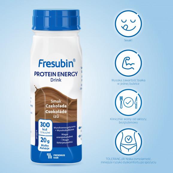 Fresubin Protein Energy Drink - preparat odżywczy, smak czekoladowy (4x200 ml) - zdjęcie produktu