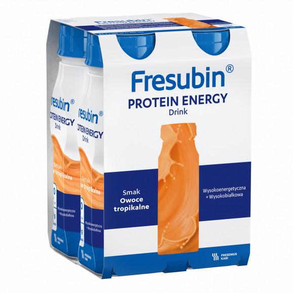 Fresubin Protein Energy Drink - preparat odżywczy, smak owoców tropikalnych (4 x 200 ml) Fresubin Protein Energy Drink - preparat odżywczy, smak owoców tropikalnych (4 x 200 ml) - zdjęcie produktu