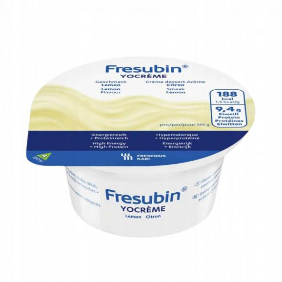 Fresubin YOcreme – deser wysokobiałkowy, wysokoenergetyczny o smaku cytrynowym (4 x 125g) Fresubin YOcreme – deser wysokobiałkowy, wysokoenergetyczny o smaku cytrynowym (4 x 125g) - zdjęcie produktu