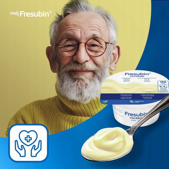 Fresubin YOcreme – deser wysokobiałkowy, wysokoenergetyczny o smaku cytrynowym (4 x 125g) Fresubin YOcreme – deser wysokobiałkowy, wysokoenergetyczny o smaku cytrynowym (4 x 125g) - zdjęcie produktu