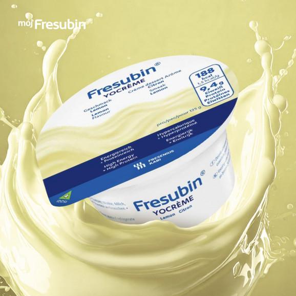 Fresubin YOcreme – deser wysokobiałkowy, wysokoenergetyczny o smaku cytrynowym (4 x 125g) Fresubin YOcreme – deser wysokobiałkowy, wysokoenergetyczny o smaku cytrynowym (4 x 125g) - zdjęcie produktu