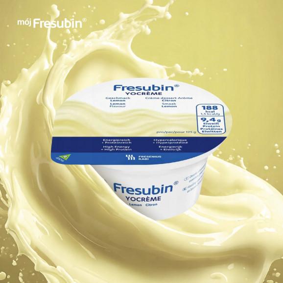 Fresubin YOcreme – deser wysokobiałkowy, wysokoenergetyczny o smaku cytrynowym (4 x 125g) Fresubin YOcreme – deser wysokobiałkowy, wysokoenergetyczny o smaku cytrynowym (4 x 125g) - zdjęcie produktu