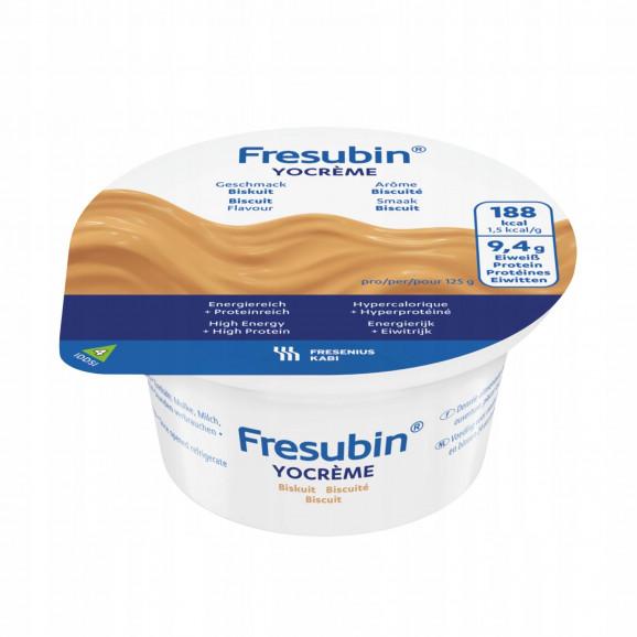 Fresubin YOcreme – deser wysokobiałkowy, wysokoenergetyczny o smaku biszkoptowym (4 x 125g) Fresubin YOcreme – deser wysokobiałkowy, wysokoenergetyczny o smaku biszkoptowym (4 x 125g) - zdjęcie produktu