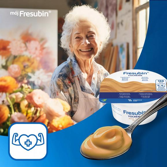 Fresubin YOcreme – deser wysokobiałkowy, wysokoenergetyczny o smaku biszkoptowym (4 x 125g) Fresubin YOcreme – deser wysokobiałkowy, wysokoenergetyczny o smaku biszkoptowym (4 x 125g) - zdjęcie produktu
