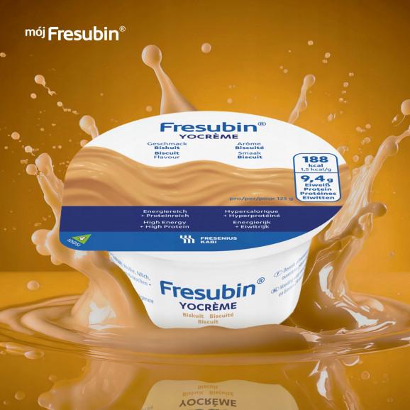 Fresubin YOcreme – deser wysokobiałkowy, wysokoenergetyczny o smaku biszkoptowym (4 x 125g) Fresubin YOcreme – deser wysokobiałkowy, wysokoenergetyczny o smaku biszkoptowym (4 x 125g) - zdjęcie produktu