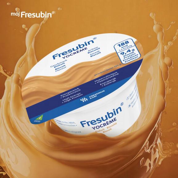Fresubin YOcreme – deser wysokobiałkowy, wysokoenergetyczny o smaku biszkoptowym (4 x 125g) Fresubin YOcreme – deser wysokobiałkowy, wysokoenergetyczny o smaku biszkoptowym (4 x 125g) - zdjęcie produktu