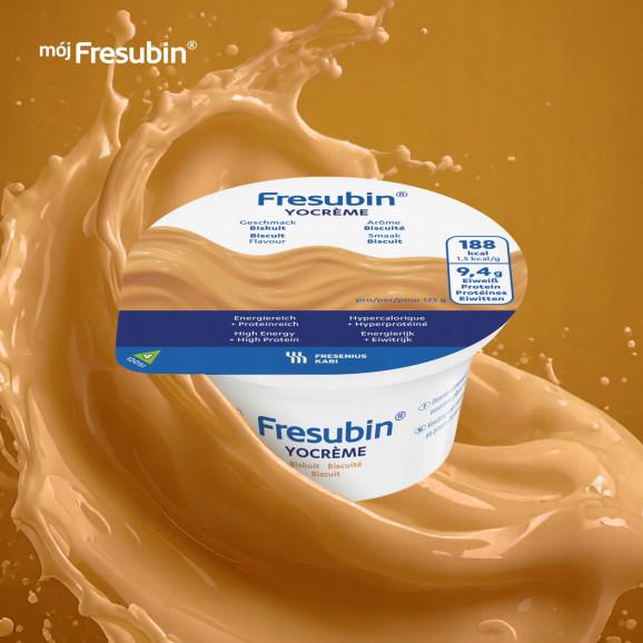 Fresubin YOcreme – deser wysokobiałkowy, wysokoenergetyczny o smaku biszkoptowym (4 x 125g) Fresubin YOcreme – deser wysokobiałkowy, wysokoenergetyczny o smaku biszkoptowym (4 x 125g) - zdjęcie produktu