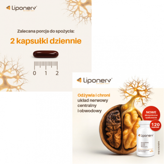 Liponerv, 120 kapsułek miękkich (suplement diety) - zdjęcie produktu