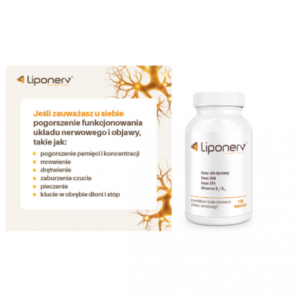 Liponerv, 120 kapsułek miękkich (suplement diety) - zdjęcie produktu