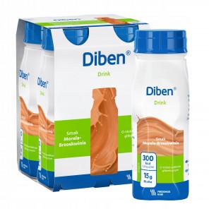 Diben Drink, preparat odżywczy, smak morelowo-brzoskwiniowy, 4 x 200 ml - zdjęcie produktu