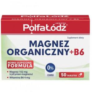 [30.05.2026] Magnez Organiczny + B6, 50 tabletek – suplement diety - zdjęcie produktu