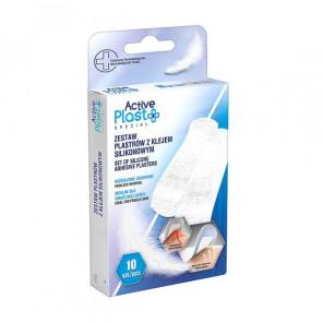 [31.05.2026] Active Plast Special, zestaw plastrów z klejem silikonowym, 10 szt. - zdjęcie produktu
