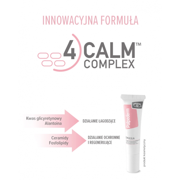 [31.05.2026] Palpederm emulsja do specjalistycznej pielęgnacji i ochrony podrażnionej skóry powiek i okolic oczu (15 ml) - zdjęcie produktu